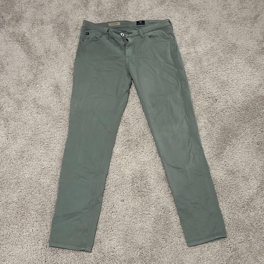 AG ADRIANO GOLDSCHMIED green jeans size 28 R